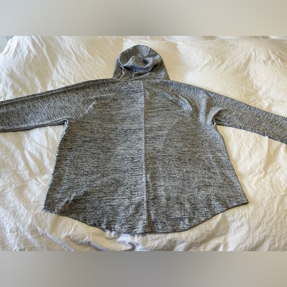 Athleta | Techie Sweat Anorak Full Zip Hoodie Woman’s Size Large | Gray - Picture 2 of 9